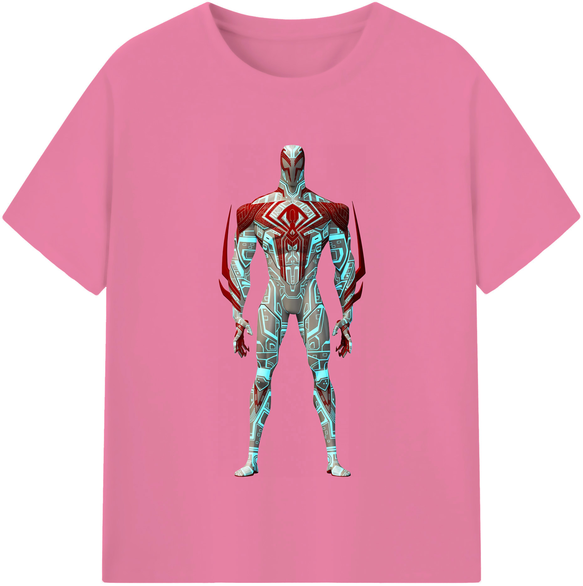 （画像用） Spider Man スパイダーマン 綿100％半袖Tシャツ（フロントプリント）
